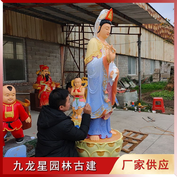 觀音石雕像